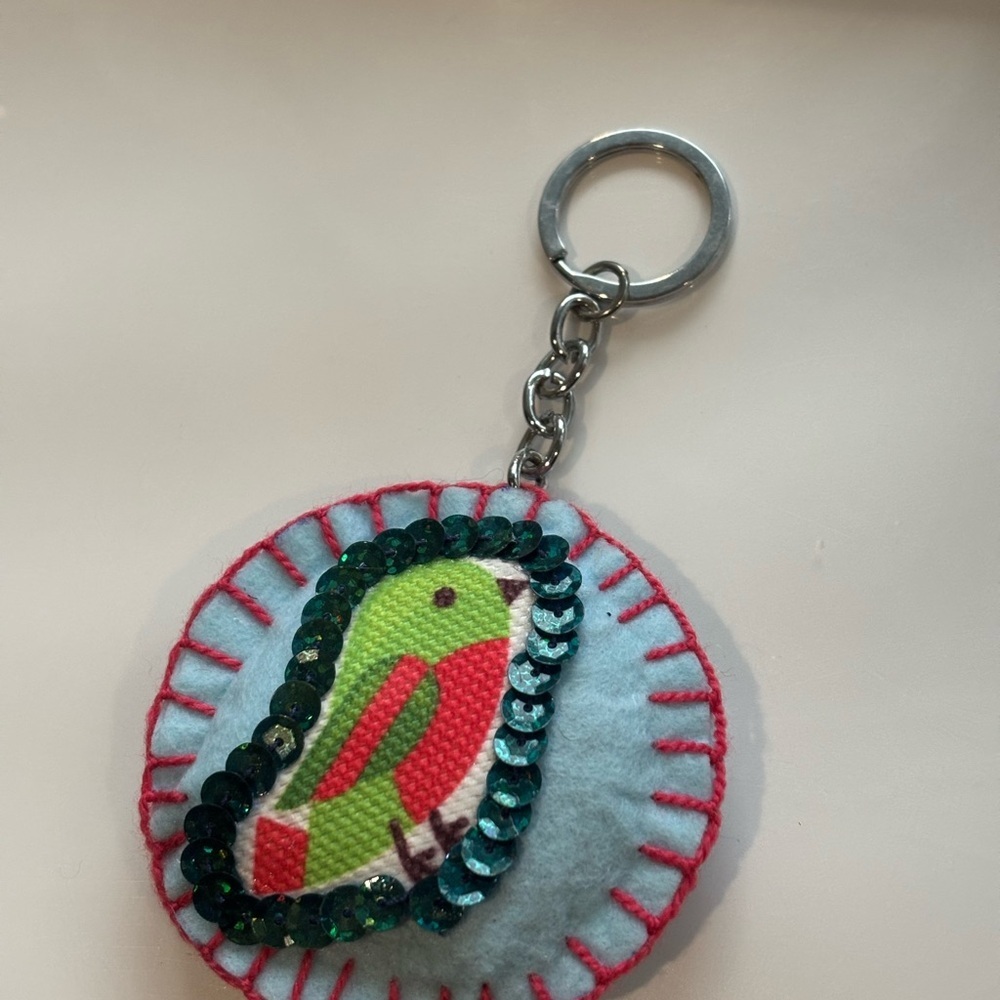 Colorful Bird Keychain for Pet Lovers - Picture 4 of 5